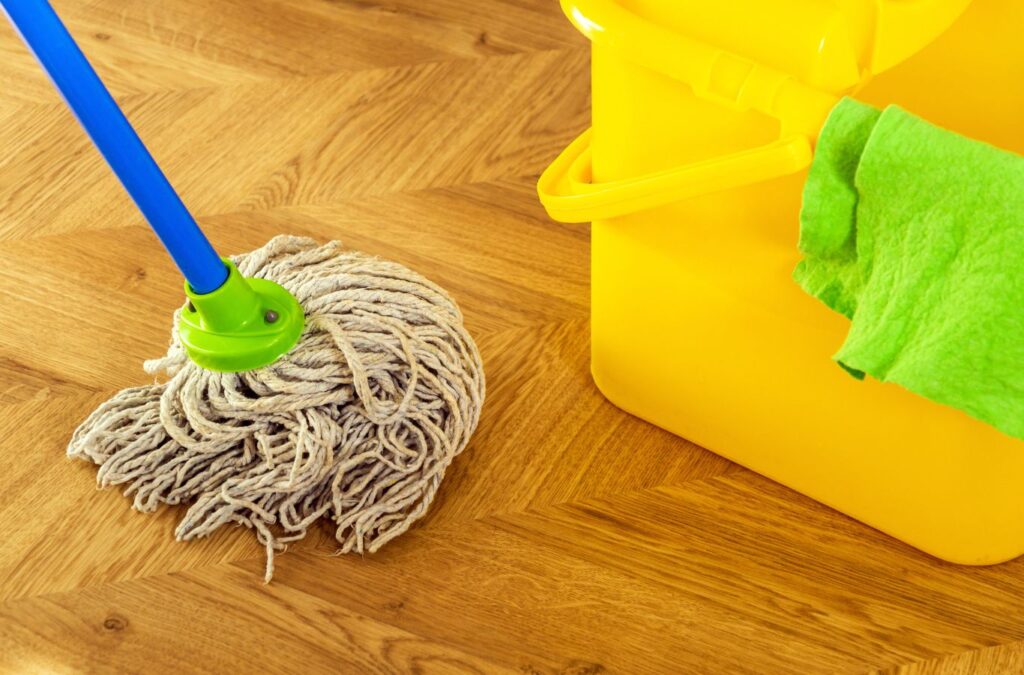 A Swept Up Cleaning Co cleaner providing Move In Cleaning in Driftwood, TX, highlighting skilled work that makes the company the best local choice. Move In Cleaning near me.