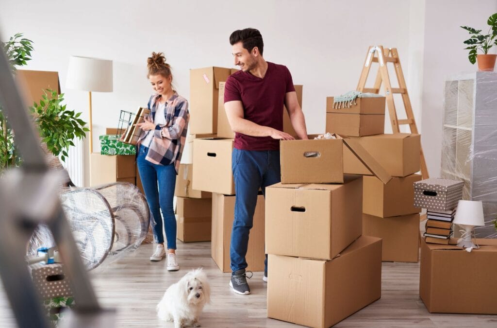 Swept Up Cleaning Co professional completing detailed move in cleaning in Avery Ranch, TX to prepare a fresh home