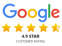 google 4.9 star rating